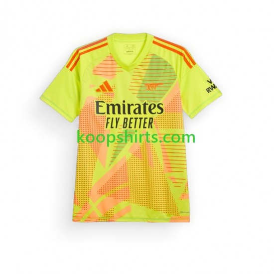 Arsenal Doelman Thuis Tenue Heren Voetbalshirts 2024-2025 Korte Mouwen Arsenal Doelman Thuis Tenue Heren Voetbalshirts 2024-2025 Korte Mouwen