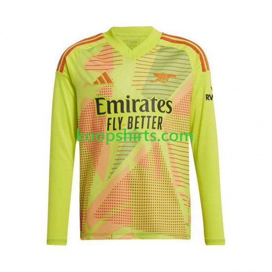 Arsenal Doelman Thuis Geel Tenue Heren Voetbalshirts 2024-2025 Lange Mouwen Arsenal Doelman Thuis Geel Tenue Heren Voetbalshirts 2024-2025 Lange Mouwen