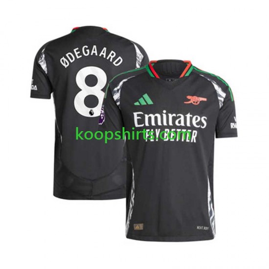 Arsenal Uit Tenue Heren Voetbalshirts Martin Odegaard 8 2024-2025 Korte Mouwen Arsenal Uit Tenue Heren Voetbalshirts Martin Odegaard 8 2024-2025 Korte Mouwen