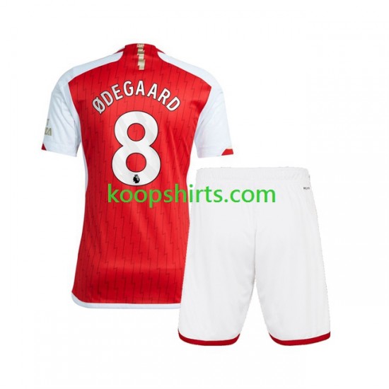 Arsenal Thuis Tenue Kinder Voetbalshirts Martin Odegaard 8 2023-2024 Korte Mouwen Arsenal Thuis Tenue Kinder Voetbalshirts Martin Odegaard 8 2023-2024 Korte Mouwen