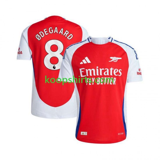 Arsenal Thuis Rood Tenue Heren Voetbalshirts Martin Odegaard 8 2024-2025 Korte Mouwen Arsenal Thuis Rood Tenue Heren Voetbalshirts Martin Odegaard 8 2024-2025 Korte Mouwen