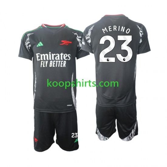 Arsenal Uit Tenue Kinder Voetbalshirts Merino 23 2024-2025 Korte Mouwen Arsenal Uit Tenue Kinder Voetbalshirts Merino 23 2024-2025 Korte Mouwen