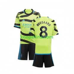 Arsenal Uit Tenue Kinder Voetbalshirts Odegaard 8 2023-2024 Korte Mouwen