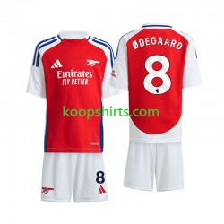 Arsenal Thuis Tenue Kinder Voetbalshirts Odegaard 8 2024-2025 Korte Mouwen