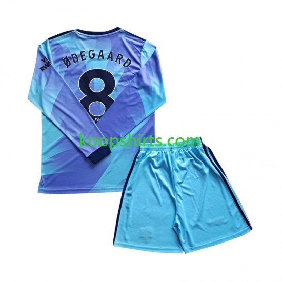 Arsenal Derde Tenue Kinder Voetbalshirts Odegaard 8 2024-2025 Lange Mouwen Arsenal Derde Tenue Kinder Voetbalshirts Odegaard 8 2024-2025 Lange Mouwen