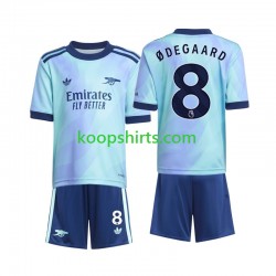 Arsenal Derde Tenue Kinder Voetbalshirts Odegaard 8 2024-2025 Korte Mouwen