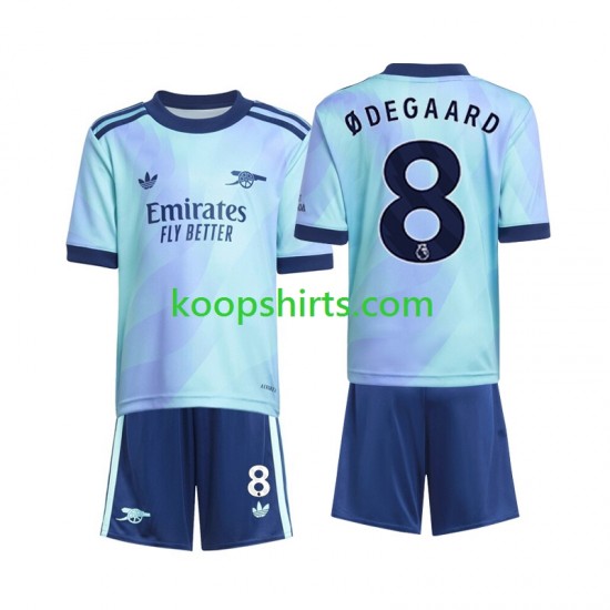 Arsenal Derde Tenue Kinder Voetbalshirts Odegaard 8 2024-2025 Korte Mouwen Arsenal Derde Tenue Kinder Voetbalshirts Odegaard 8 2024-2025 Korte Mouwen