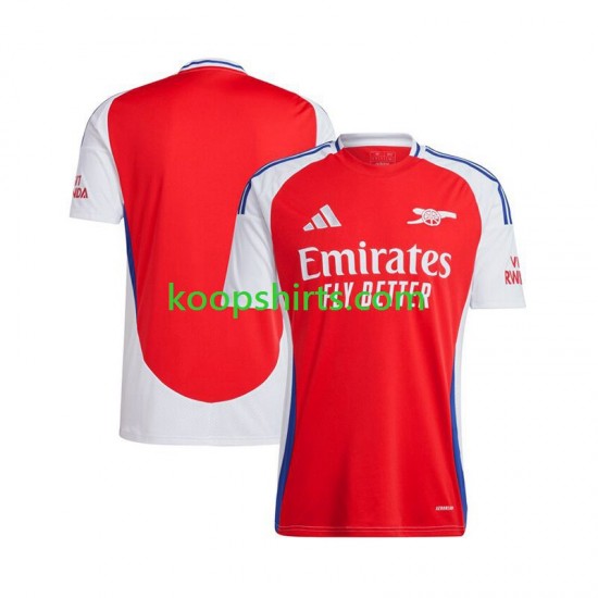 Arsenal Thuis Rood Tenue Heren Voetbalshirts 2024-2025 Korte Mouwen Arsenal Thuis Rood Tenue Heren Voetbalshirts 2024-2025 Korte Mouwen
