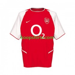 Arsenal Retro Thuis Tenue Heren Voetbalshirts 2002 Korte Mouwen