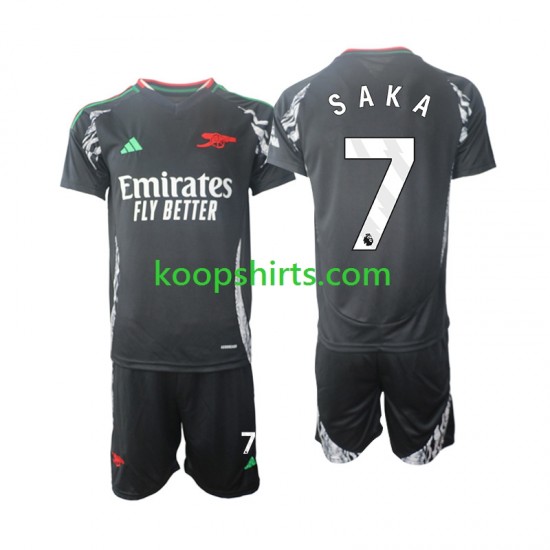 Arsenal Uit Tenue Kinder Voetbalshirts Saka 7 2024-2025 Korte Mouwen Arsenal Uit Tenue Kinder Voetbalshirts Saka 7 2024-2025 Korte Mouwen