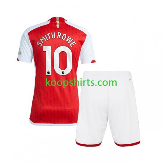 Arsenal Thuis Tenue Kinder Voetbalshirts Smith Rowe 10 2023-2024 Korte Mouwen Arsenal Thuis Tenue Kinder Voetbalshirts Smith Rowe 10 2023-2024 Korte Mouwen