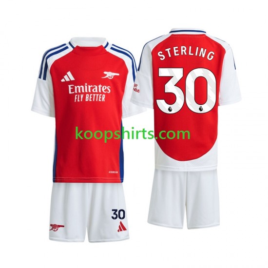 Arsenal Thuis Tenue Kinder Voetbalshirts Sterling 30 2024-2025 Korte Mouwen Arsenal Thuis Tenue Kinder Voetbalshirts Sterling 30 2024-2025 Korte Mouwen
