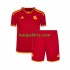 AS Roma Thuis Tenue Kinder Voetbalshirts 2023-2024 Korte Mouwen