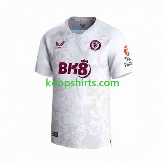 Aston Villa Uit Tenue Heren Voetbalshirts 2023-2024 Korte Mouwen Aston Villa Uit Tenue Heren Voetbalshirts 2023-2024 Korte Mouwen