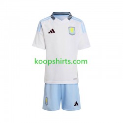 Aston Villa Uit Tenue Kinder Voetbalshirts 2024-2025 Korte Mouwen