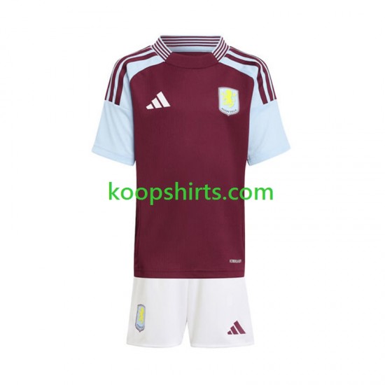 Aston Villa Thuis Tenue Kinder Voetbalshirts 2024-2025 Korte Mouwen Aston Villa Thuis Tenue Kinder Voetbalshirts 2024-2025 Korte Mouwen