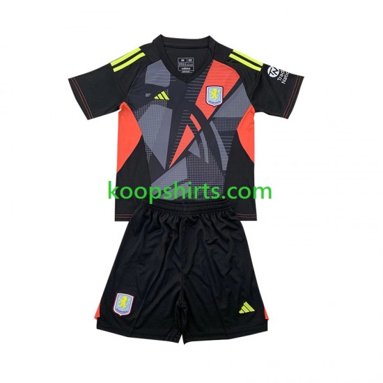 Aston Villa Doelman Uit Tenue Kinder Voetbalshirts 2024-2025 Korte Mouwen Aston Villa Doelman Uit Tenue Kinder Voetbalshirts 2024-2025 Korte Mouwen
