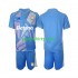 Aston Villa Doelman Derde Blauw Tenue Kinder Voetbalshirts 2024-2025 Korte Mouwen