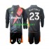 Aston Villa Doelman Uit Tenue Kinder Voetbalshirts Emiliano Martinez 23 2024-2025 Lange Mouwen