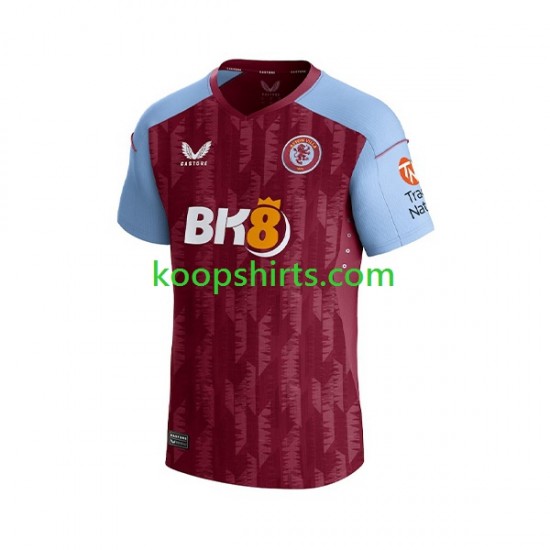 Aston Villa Thuis Tenue Heren Voetbalshirts 2023-2024 Korte Mouwen Aston Villa Thuis Tenue Heren Voetbalshirts 2023-2024 Korte Mouwen