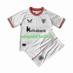 Athletic Bilbao Uit Tenue Kinder Voetbalshirts 2023-2024 Korte Mouwen