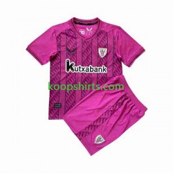 Athletic Bilbao Doelman Uit Tenue Kinder Voetbalshirts 2023-2024 Korte Mouwen