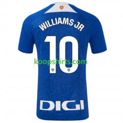 Athletic Bilbao Uit Tenue Heren Voetbalshirts Williams JR 10 2024-2025 Korte Mouwen