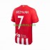 Atlético Madrid Thuis Tenue Heren Voetbalshirts 2 Antoine Griezmann 7 2023-2024 Korte Mouwen