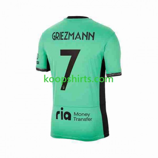 Atlético Madrid Derde Tenue Heren Voetbalshirts 2 Antoine Griezmann 7 2023-2024 Korte Mouwen Atlético Madrid Derde Tenue Heren Voetbalshirts 2 Antoine Griezmann 7 2023-2024 Korte Mouwen
