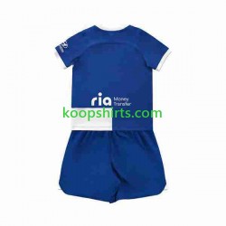 Atlético Madrid Uit Tenue Kinder Voetbalshirts 2 2023-2024 Korte Mouwen