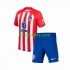 Atlético Madrid Thuis Tenue Kinder Voetbalshirts 2 2023-2024 Korte Mouwen
