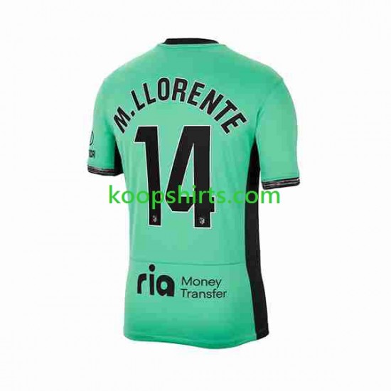 Atlético Madrid Derde Tenue Heren Voetbalshirts 2 Marcos Llorente 14 2023-2024 Korte Mouwen Atlético Madrid Derde Tenue Heren Voetbalshirts 2 Marcos Llorente 14 2023-2024 Korte Mouwen