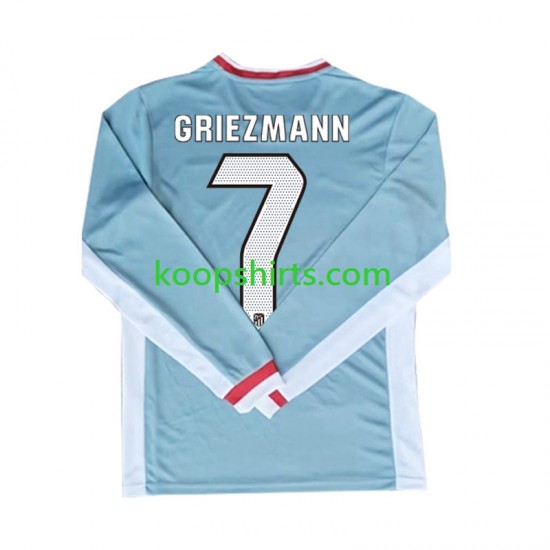 Atlético Madrid Uit Tenue Heren Voetbalshirts Antoine Griezmann 7 2024-2025 Lange Mouwen Atlético Madrid Uit Tenue Heren Voetbalshirts Antoine Griezmann 7 2024-2025 Lange Mouwen