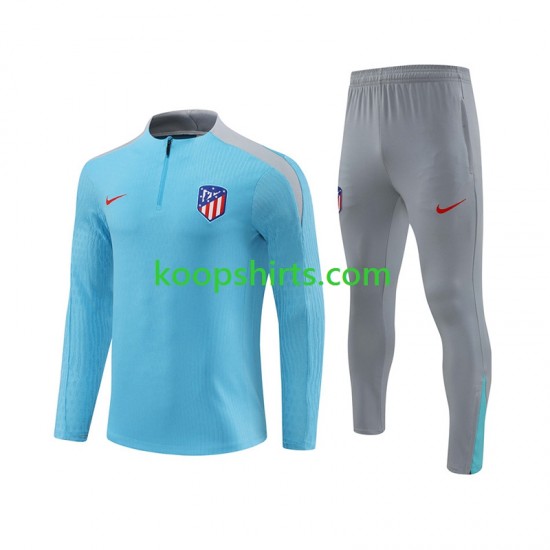 Atlético Madrid Blauw Sweatshirts Pak 2024-2025 Atlético Madrid Blauw Sweatshirts Pak 2024-2025