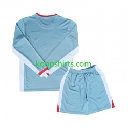 Atlético Madrid Uit Tenue Kinder Voetbalshirts 2024-2025 Lange Mouwen