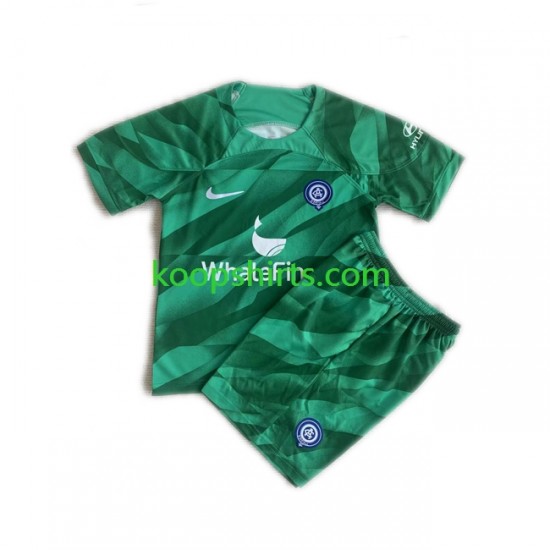 Atlético Madrid Doelman Uit Tenue Kinder Voetbalshirts 2023-2024 Korte Mouwen Atlético Madrid Doelman Uit Tenue Kinder Voetbalshirts 2023-2024 Korte Mouwen