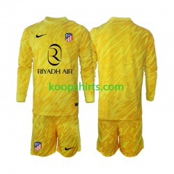 Atlético Madrid Doelman Derde Tenue Kinder Voetbalshirts 2024-2025 Lange Mouwen