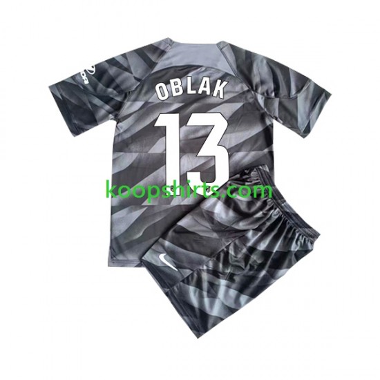Atlético Madrid Doelman Thuis Tenue Kinder Voetbalshirts Jan Oblak 13 2023-2024 Korte Mouwen Atlético Madrid Doelman Thuis Tenue Kinder Voetbalshirts Jan Oblak 13 2023-2024 Korte Mouwen