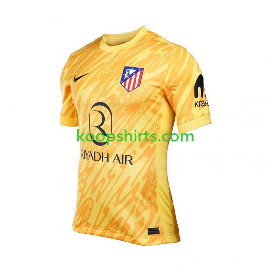 Atlético Madrid Doelman Derde Tenue Heren Voetbalshirts 2024-2025 Korte Mouwen Atlético Madrid Doelman Derde Tenue Heren Voetbalshirts 2024-2025 Korte Mouwen