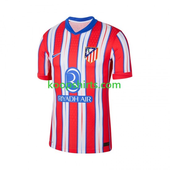 Atlético Madrid Thuis Tenue Heren Voetbalshirts 2024-2025 Korte Mouwen Atlético Madrid Thuis Tenue Heren Voetbalshirts 2024-2025 Korte Mouwen