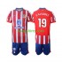 Atlético Madrid Thuis Tenue Kinder Voetbalshirts J.Alvarez 19 2024-2025 Korte Mouwen