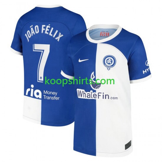 Atlético Madrid Thuis Tenue Heren Voetbalshirts Joao Felix 7 120 Anniversary 2022-2023 Korte Mouwen Atlético Madrid Thuis Tenue Heren Voetbalshirts Joao Felix 7 120 Anniversary 2022-2023 Korte Mouwen