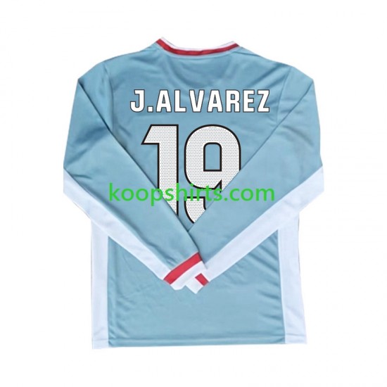 Atlético Madrid Uit Tenue Heren Voetbalshirts Julian Alvarez 19 2024-2025 Lange Mouwen Atlético Madrid Uit Tenue Heren Voetbalshirts Julian Alvarez 19 2024-2025 Lange Mouwen