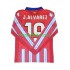 Atlético Madrid Thuis Tenue Heren Voetbalshirts Julian Alvarez 19 2024-2025 Lange Mouwen