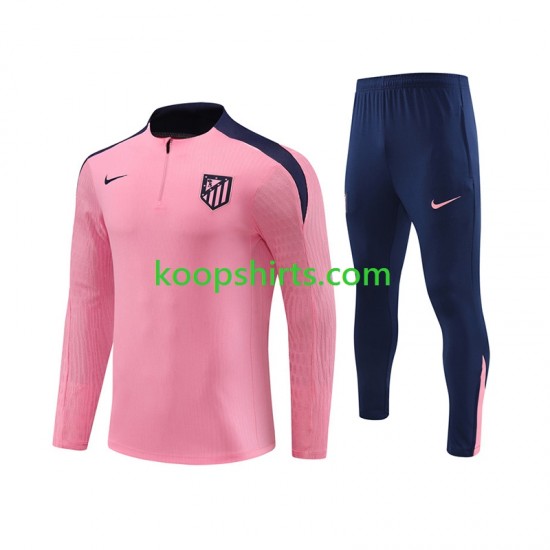 Atlético Madrid Roze Sweatshirts Pak 2024-2025 Atlético Madrid Roze Sweatshirts Pak 2024-2025