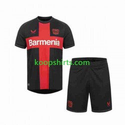 Bayer 04 Leverkusen Thuis Tenue Kinder Voetbalshirts 2023-2024 Korte Mouwen