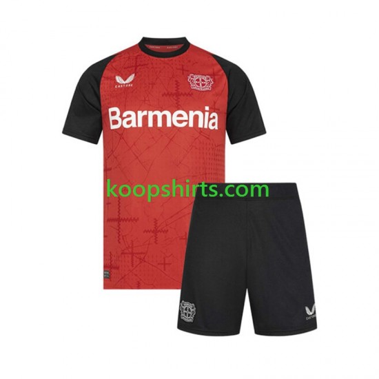 Bayer 04 Leverkusen Thuis Tenue Kinder Voetbalshirts 2024-2025 Korte Mouwen Bayer 04 Leverkusen Thuis Tenue Kinder Voetbalshirts 2024-2025 Korte Mouwen