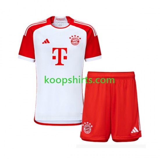 FC Bayern München Thuis Tenue Kinder Voetbalshirts 2023-2024 Korte Mouwen FC Bayern München Thuis Tenue Kinder Voetbalshirts 2023-2024 Korte Mouwen