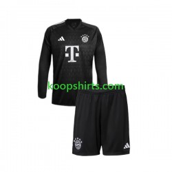FC Bayern München Doelman Thuis Tenue Kinder Voetbalshirts 2023-2024 Lange Mouwen