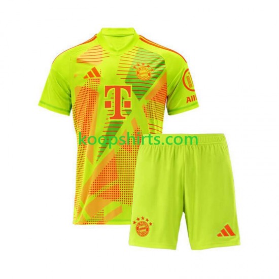 FC Bayern München Doelman Thuis Tenue Kinder Voetbalshirts 2024-2025 Korte Mouwen FC Bayern München Doelman Thuis Tenue Kinder Voetbalshirts 2024-2025 Korte Mouwen